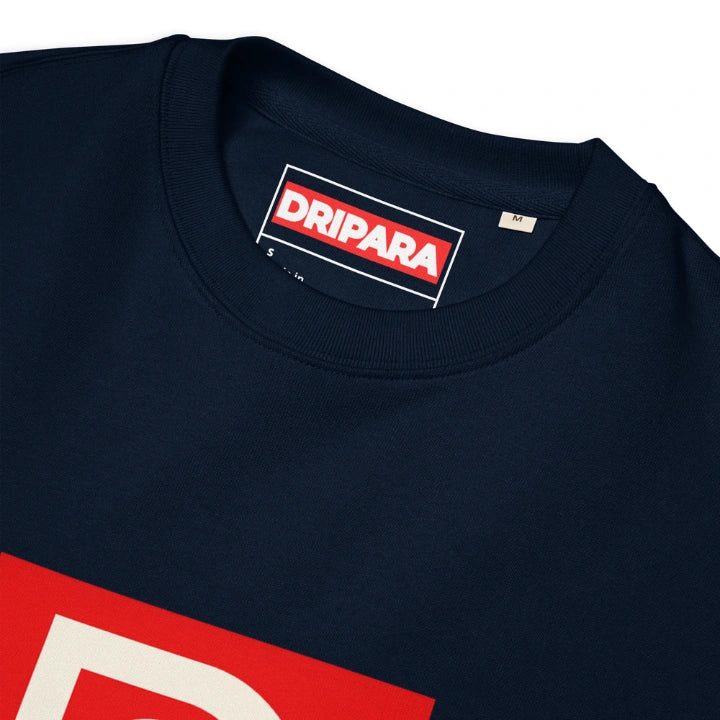 SIGNATURE NAVY CREWNECK
