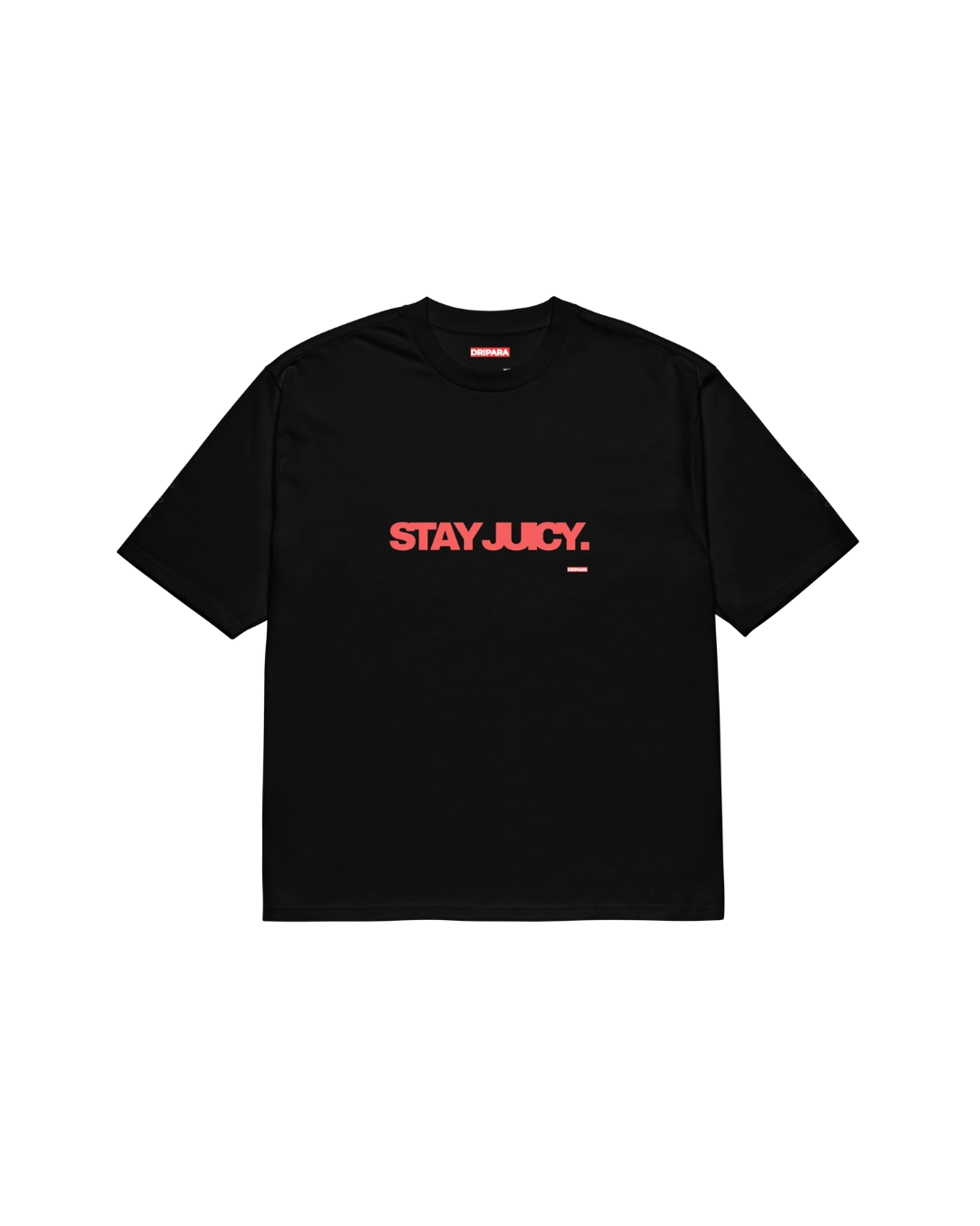 VELIKA CRNA MAJICA "STAY JUICY" – LJETNI KUPON 25