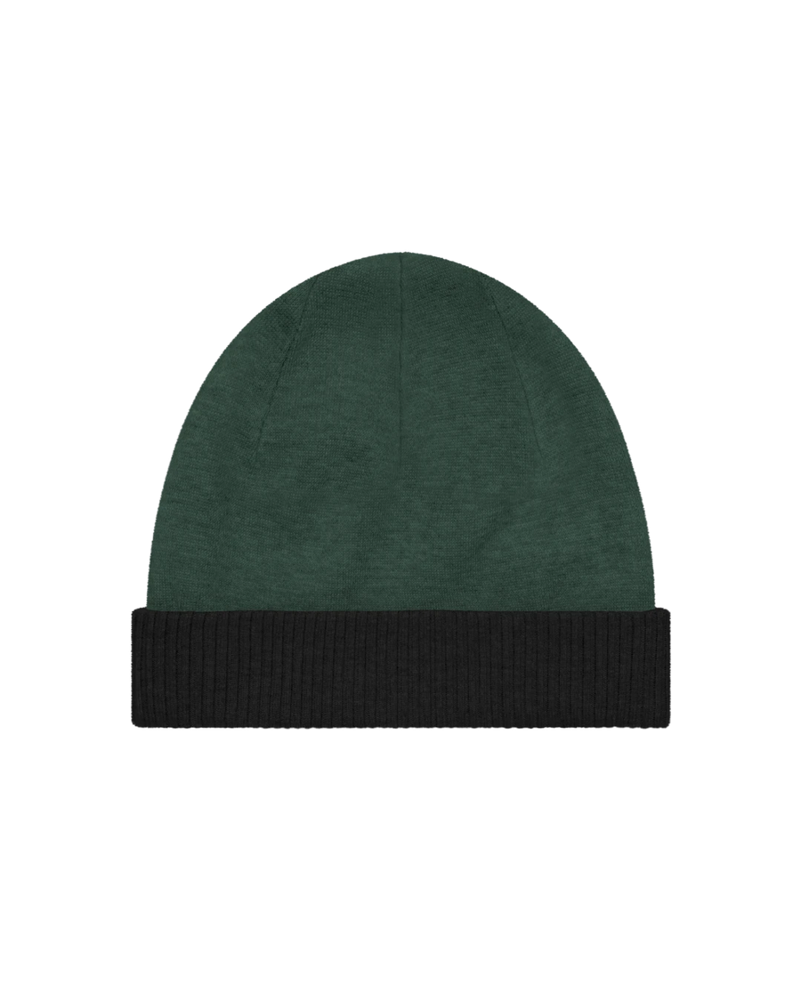 Studio Crest Beanie – Forest/Black
