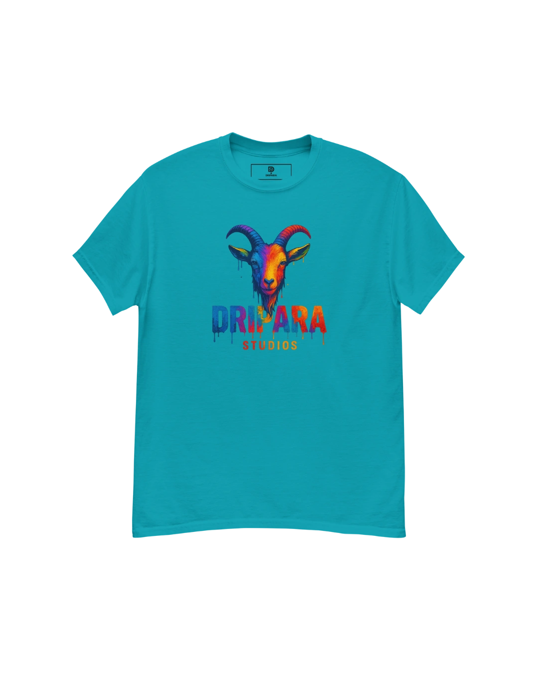 MAJICA KRATKIH RUKAVA S OZNAKOM STUDIO GOAT AQUA