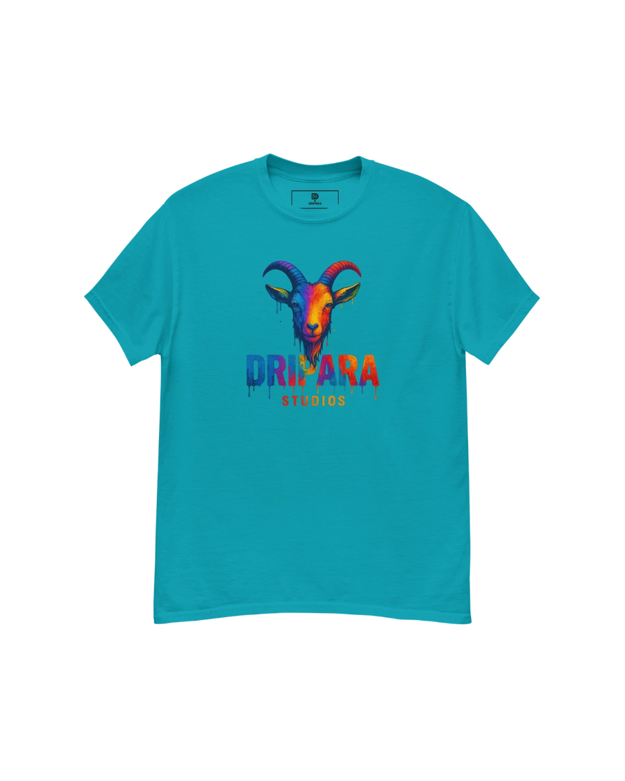 DRIPARA™ STUDIO GOAT TEE – AQUA