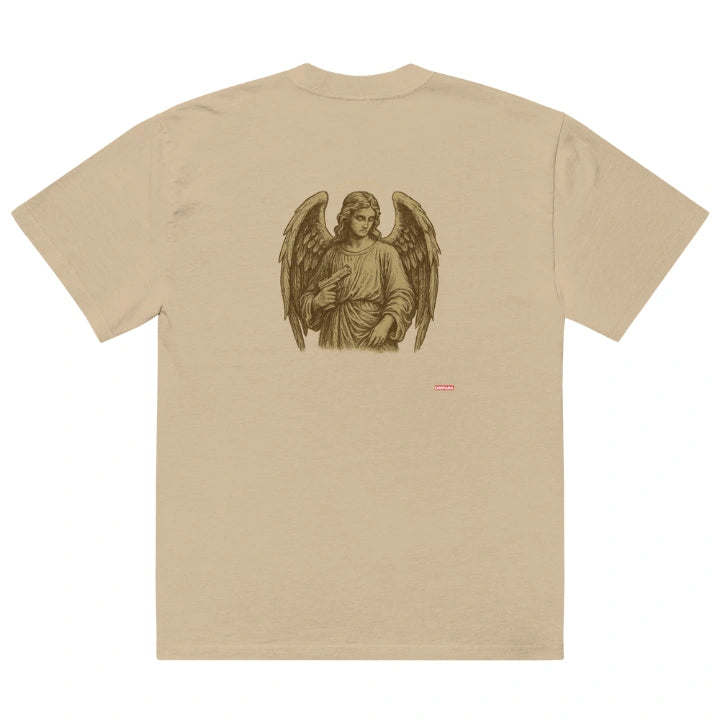 PRAISE THE LORD.™ Oversized Tee – Faded Khaki