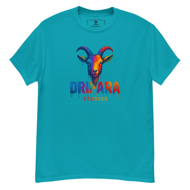 DRIPARA™ STUDIO GOAT TEE – AQUA