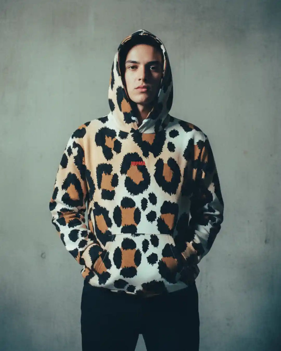DRIPARA Premium Hoodie — Leopard