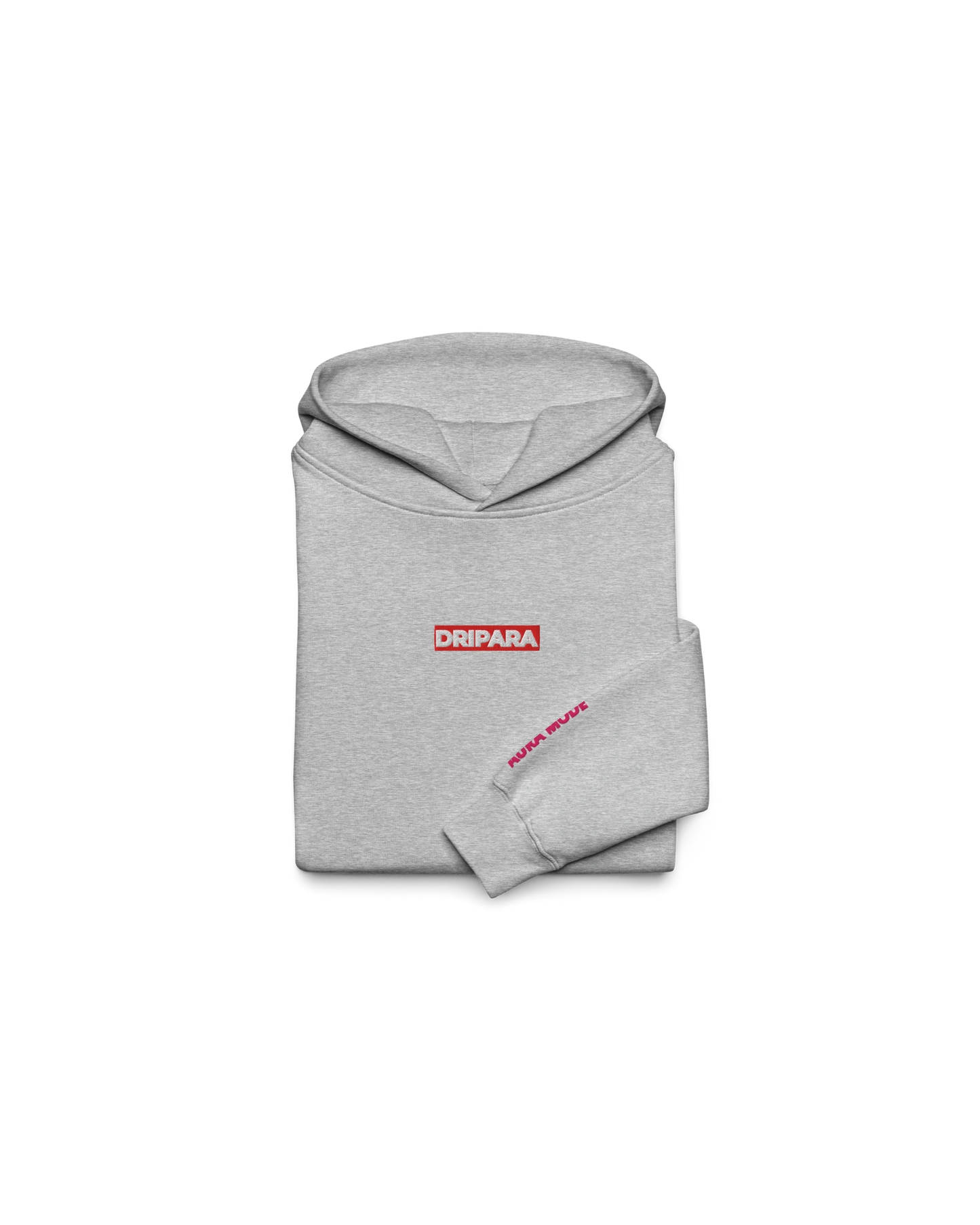 DRIPARA BOX LOGO HOODIE – GREY